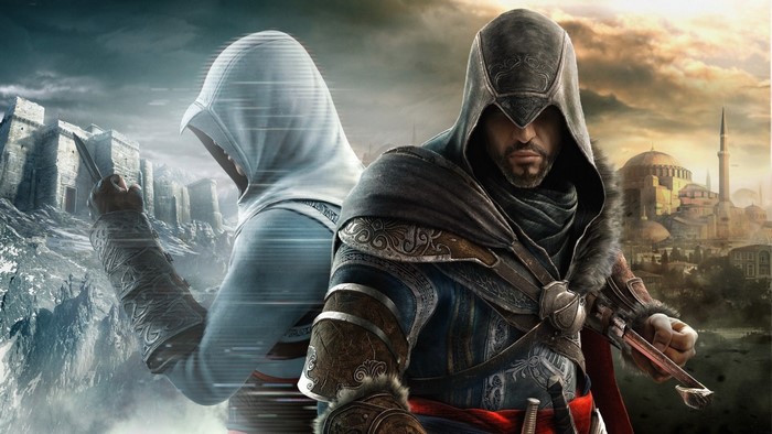 Ezio and Altair from Assassin's Creed