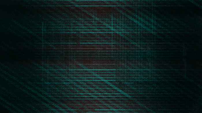 Abstract green and blue lines on black texture