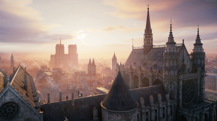 Assassin's Creed Unity screenshot of Notre Dame