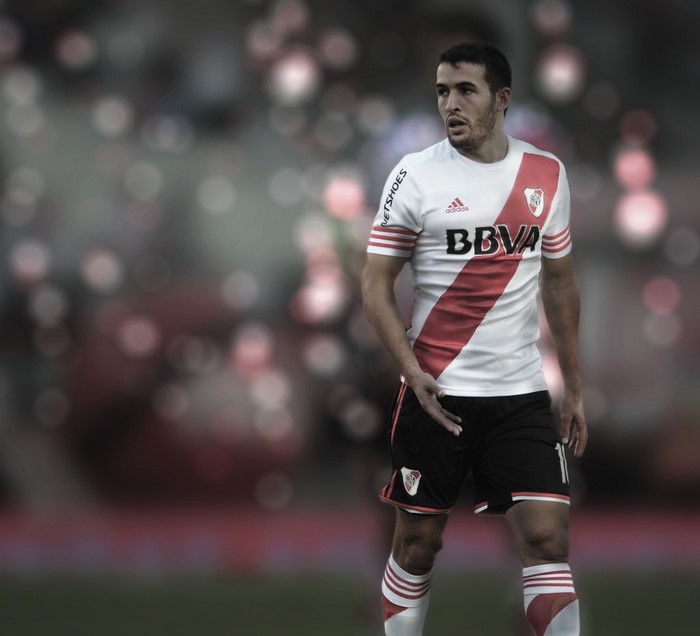 Soccer player Carlos Mayada for River Plate