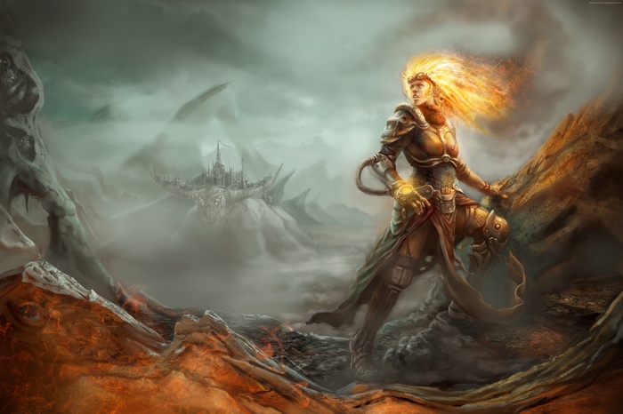 Chandra Nalaar from Magic the Gathering