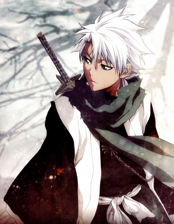 Hitsugaya Toshiro from Bleach with Katana