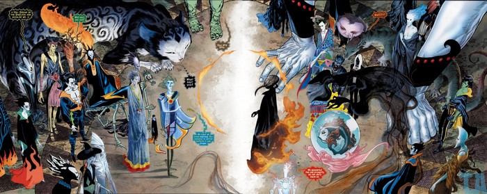 The Endless from Sandman Overture by Neil Gaiman and J.H. Williams III