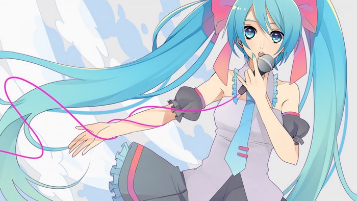 Hatsune Miku Vocaloid illustration