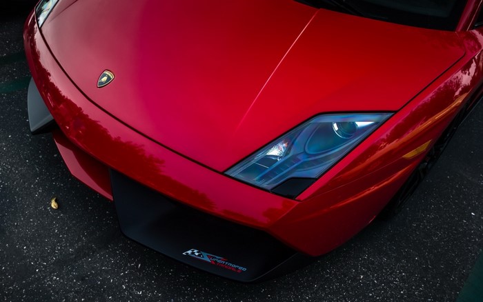 Red Lamborghini Gallardo LP570-4 Super Trofeo Stradale