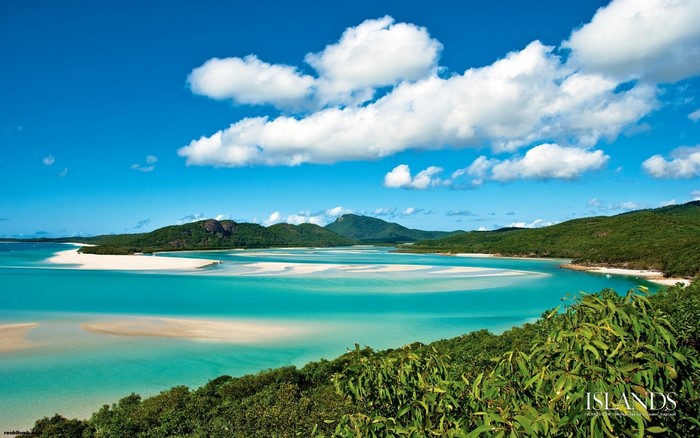 Whitehaven Beach and Whitsunday Islands, Australia