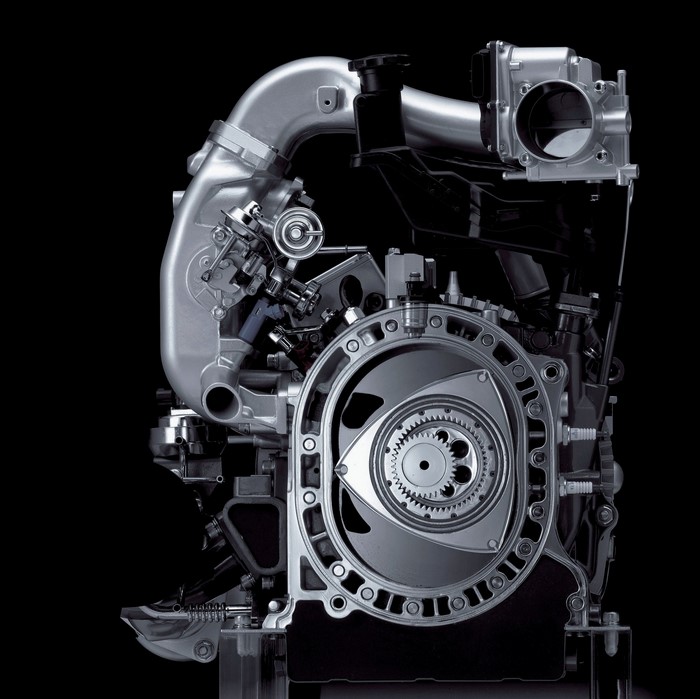 Mazda Wankel Rotary Engine with Turbocharger