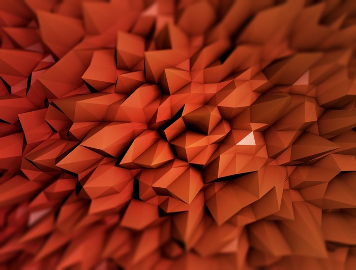 Abstract low poly geometric pattern