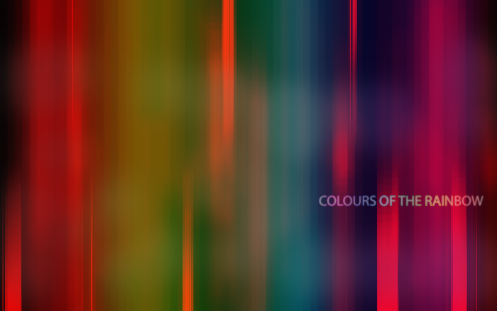 Colours of the Rainbow abstract background