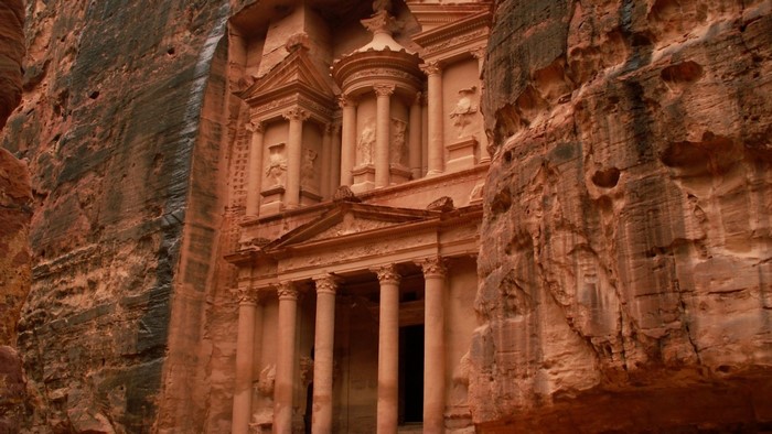 The Treasury (Al-Khazneh) in Petra, Jordan
