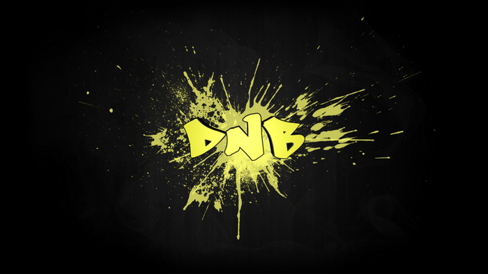 DNB graffiti paint splatter