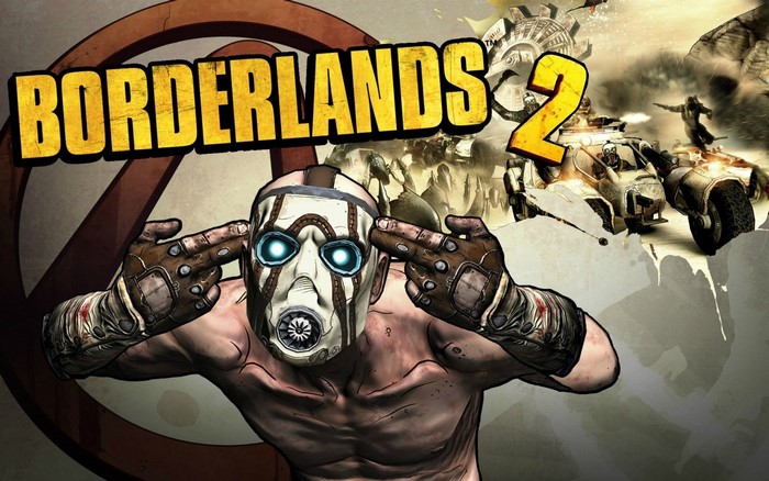 Borderlands 2 Psycho with vehicles and characters