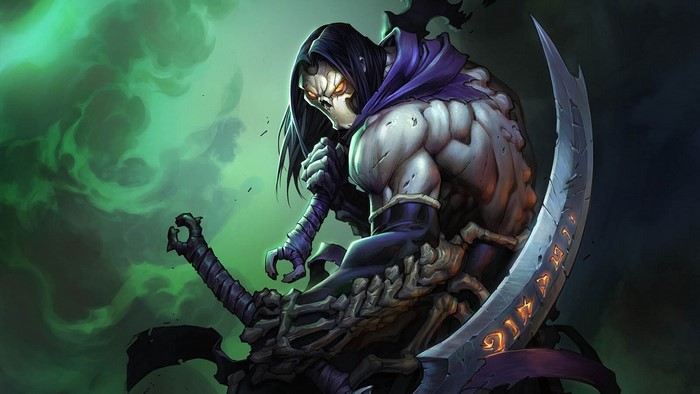 Death from Darksiders with a scythe