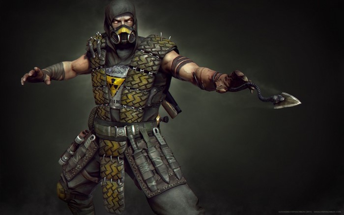 Scorpion from Mortal Kombat character