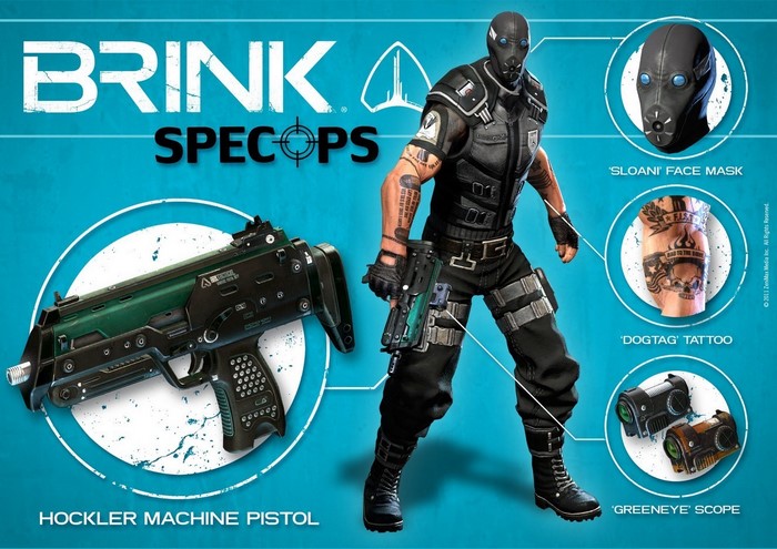 Brink Spec Ops Hockler Machine Pistol