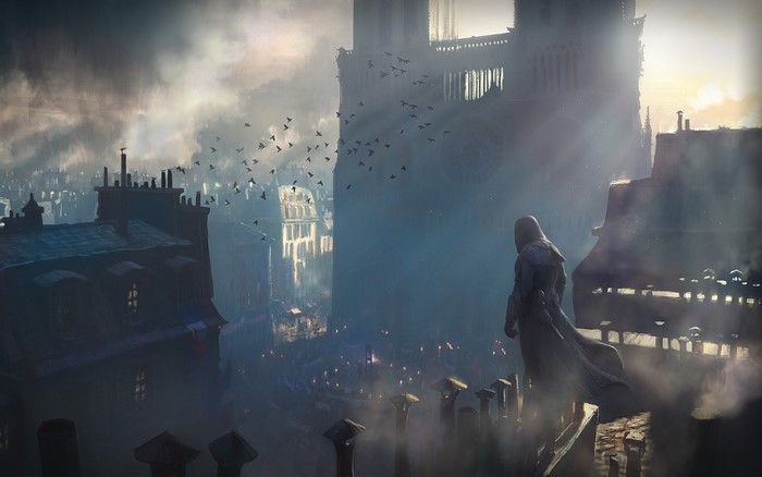Assassin's Creed Unity screenshot of Notre Dame
