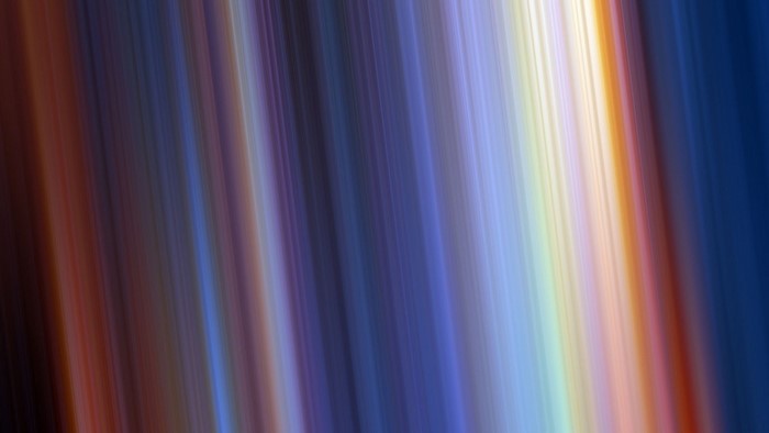 Abstract colorful light streaks