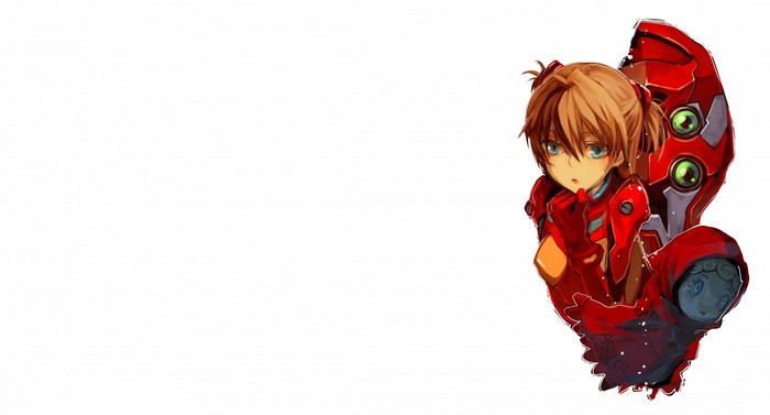 Asuka Langley Soryu from Neon Genesis Evangelion in EVA Unit 02