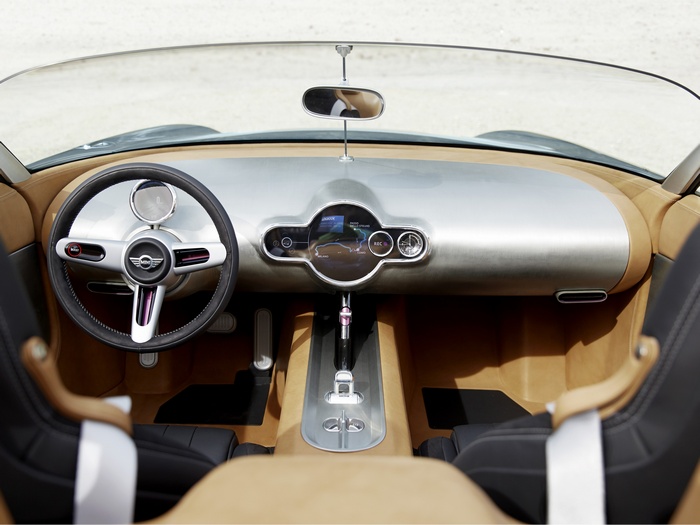 Mini Superleggera Vision concept car interior