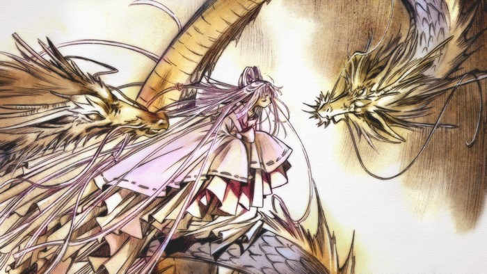 Princess Hinoto with Dragons