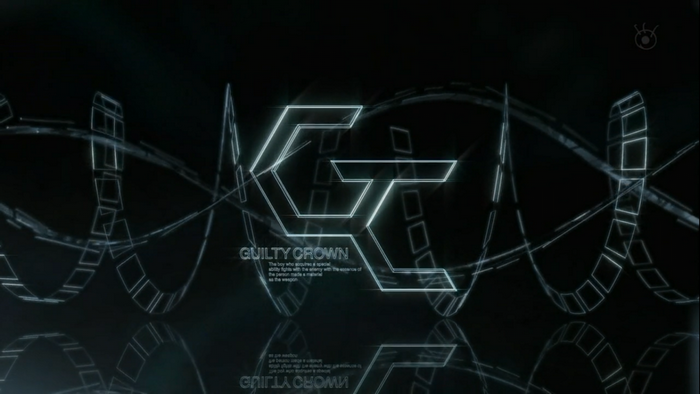 Guilty Crown anime title screen