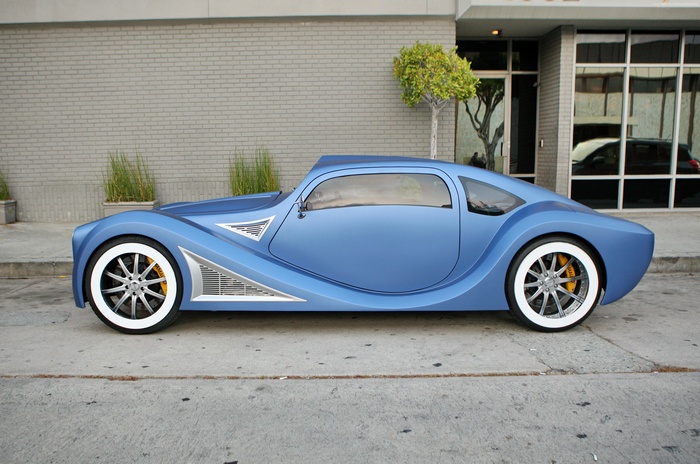 Will.I.Am IAMAUTO custom blue sports car