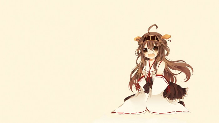 Kongou KanColle from Kantai Collection anime illustration