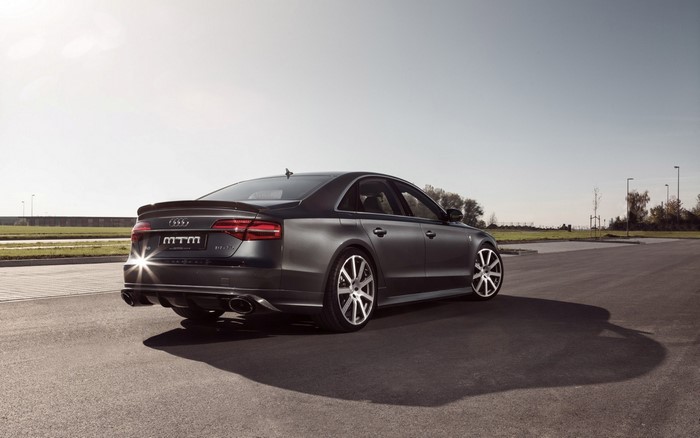 MTM Audi S8 Sedan on Paved Road