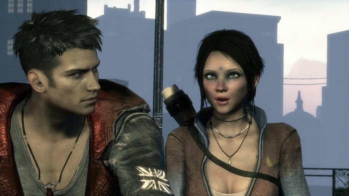 Dante and Kat from Devil May Cry