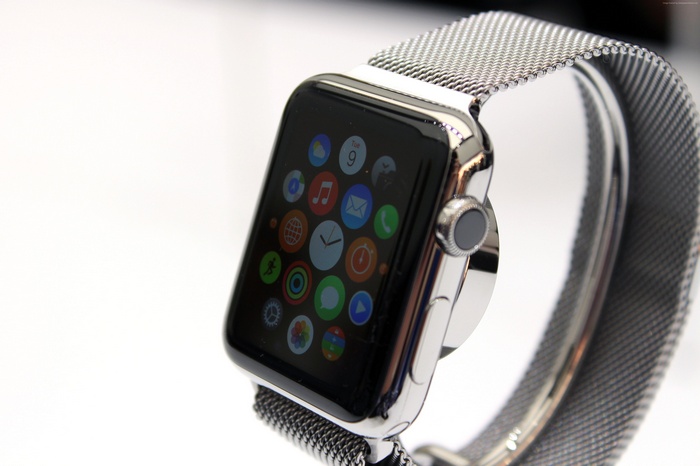 Apple Watch with Milanese Loop Band