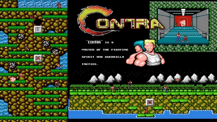 Classic Contra Game Gameplay Screenshot