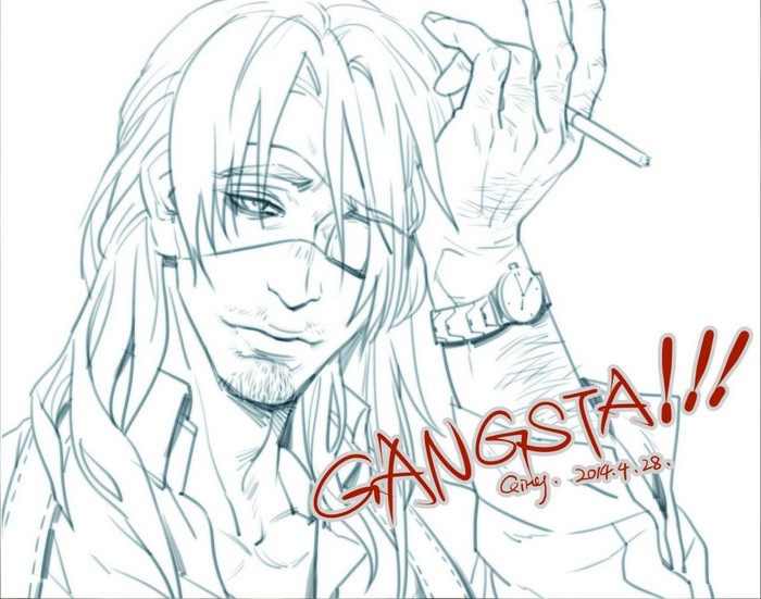 Worick Arcangelo from Gangsta. sketch