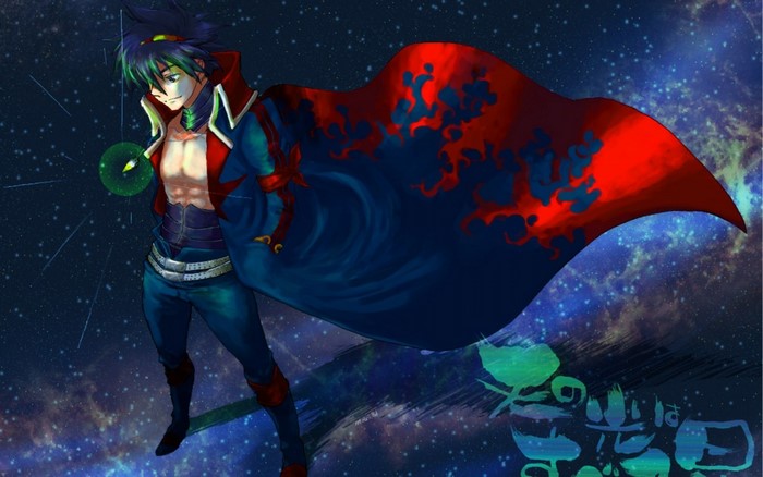 Simon from Tengen Toppa Gurren Lagann in space