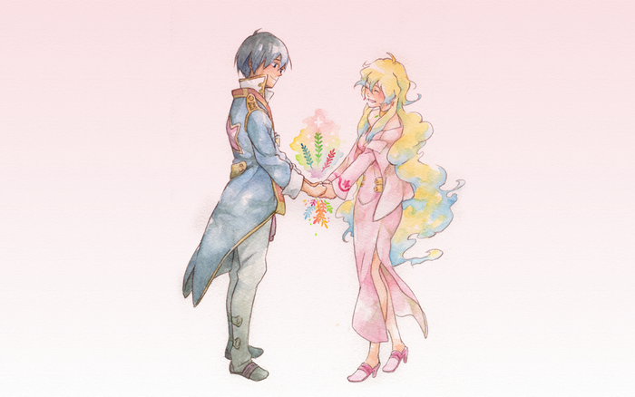 Simon and Nia from Tengen Toppa Gurren Lagann