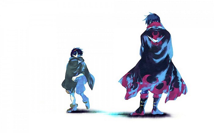 Simon and Kamina from Tengen Toppa Gurren Lagann
