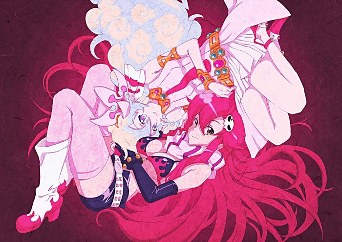 Yoko Littner and Nia Teppelin from Tengen Toppa Gurren Lagann