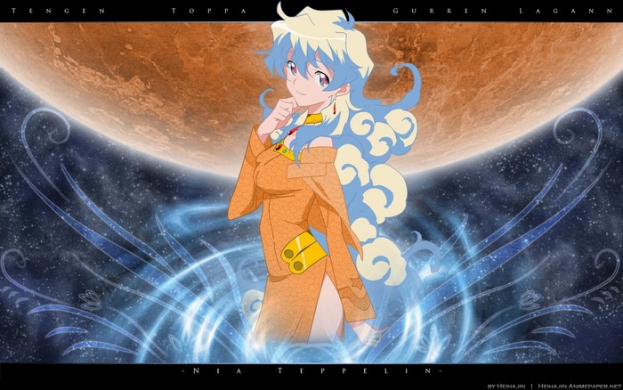 Nia Teppelin from Tengen Toppa Gurren Lagann