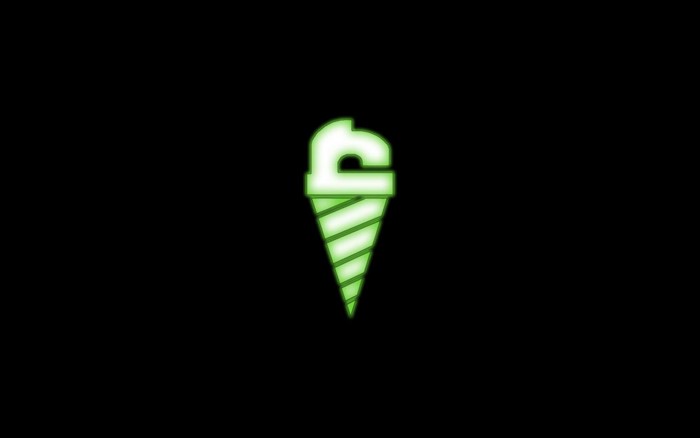 Tengen Toppa Gurren Lagann drill ice cream logo