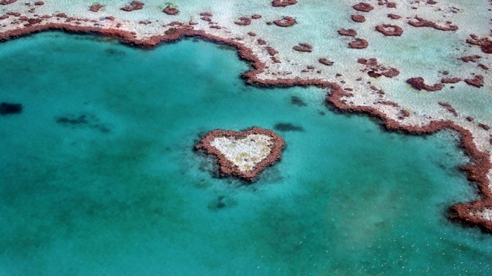 Heart Reef, Great Barrier Reef, Australia