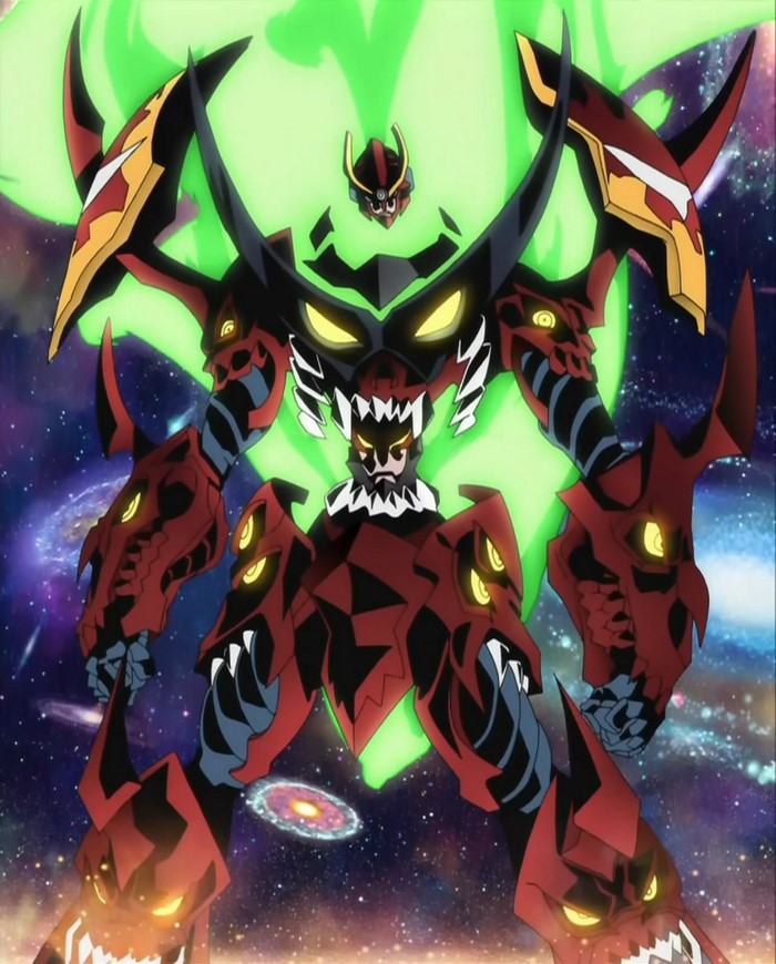 Tengen Toppa Gurren Lagann mecha in space