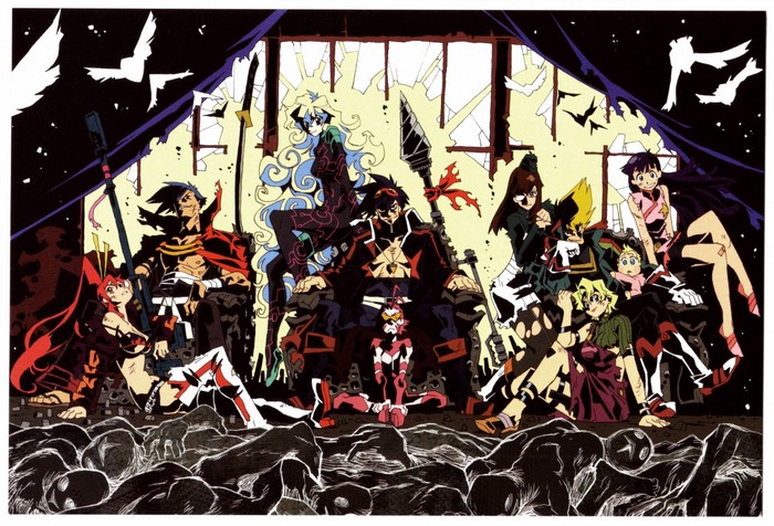 Tengen Toppa Gurren Lagann characters poster