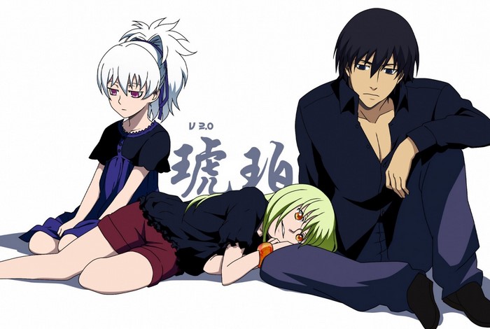 Hei, Yin, and Suou from Darker than Black