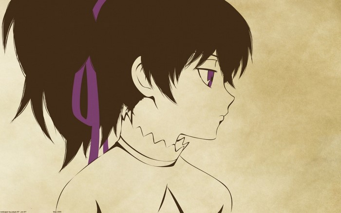 Yin from Darker than Black anime illustration