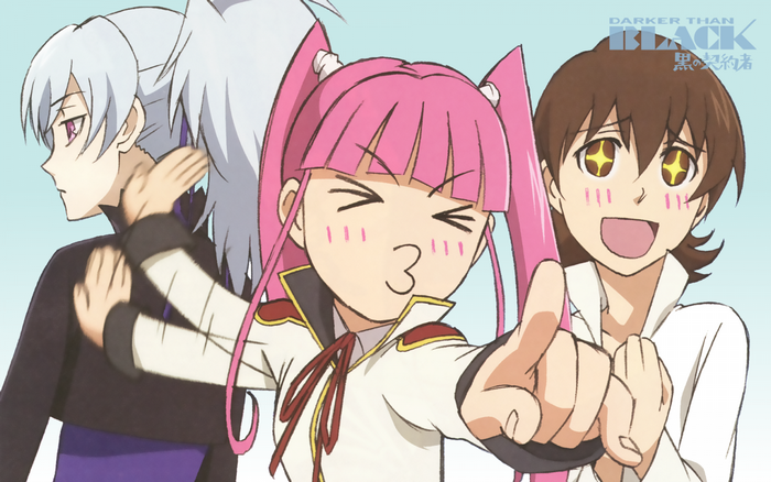 Three characters from Darker than Black