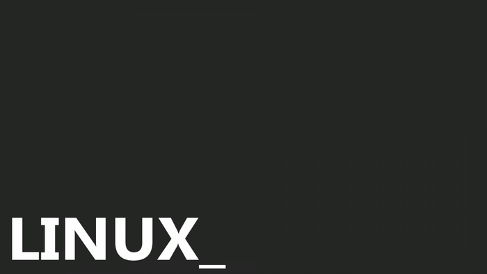 Linux logo on a black background