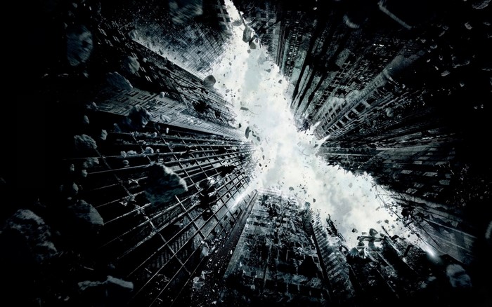 Batman from The Dark Knight Rises movie poster