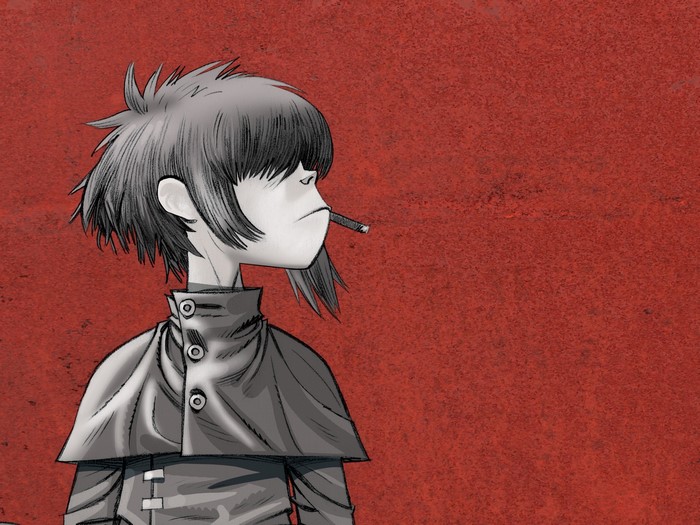 Noodle from Gorillaz by Jamie Hewlett
