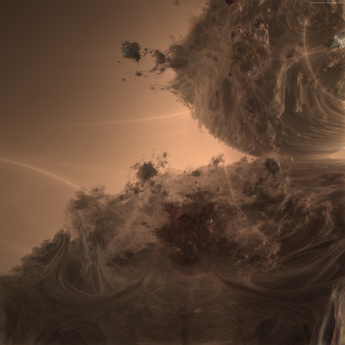 Brown clouds and dust 4K
