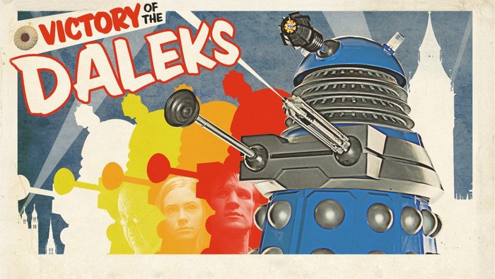 Victory of the Daleks Poster featuring a Dalek