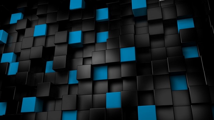 Abstract 3D Cubes Pattern